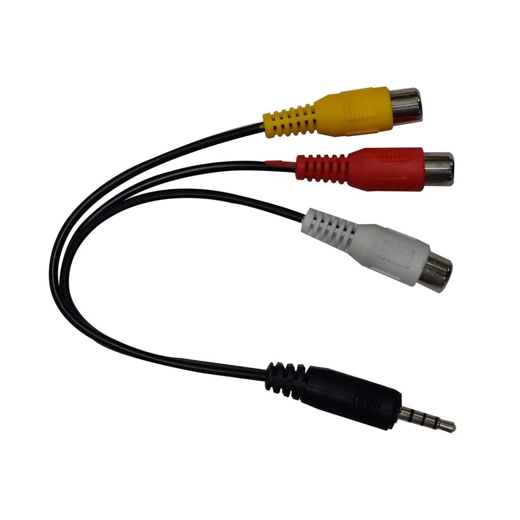 CABLE AUXILIAR DE AUDIO/VIDEO DE A RCA CORTO CA-353AV