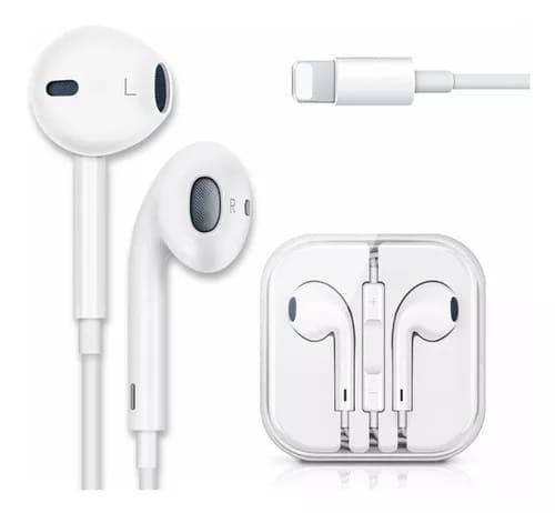 Manos libres iph 7 audifono c/ conector lightning mmtn2zm/a blanco