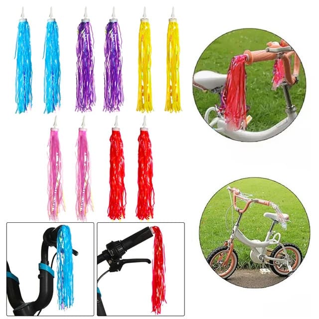 MOÑO RETROCOLGANTE PARA VOLANTE DE BICICLETA DE NIÑA 25CM 10MM18 BI-9