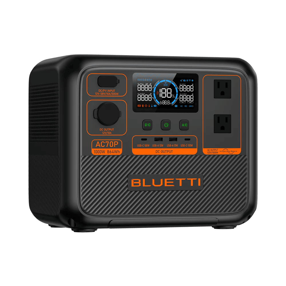 PORTABLE POWER STATION BLUETTI AC70P 1000W/864WH