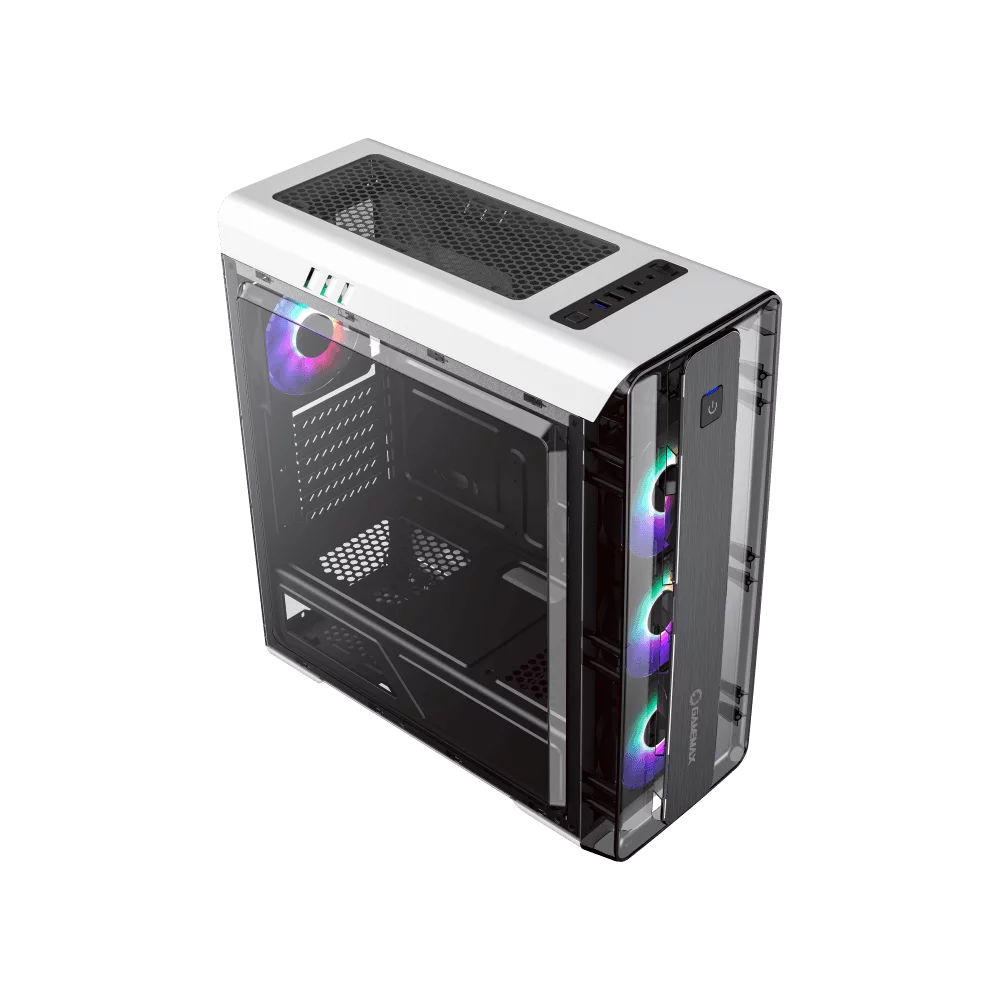 Case Gamemax Moonlight FRGB-WT Blanco