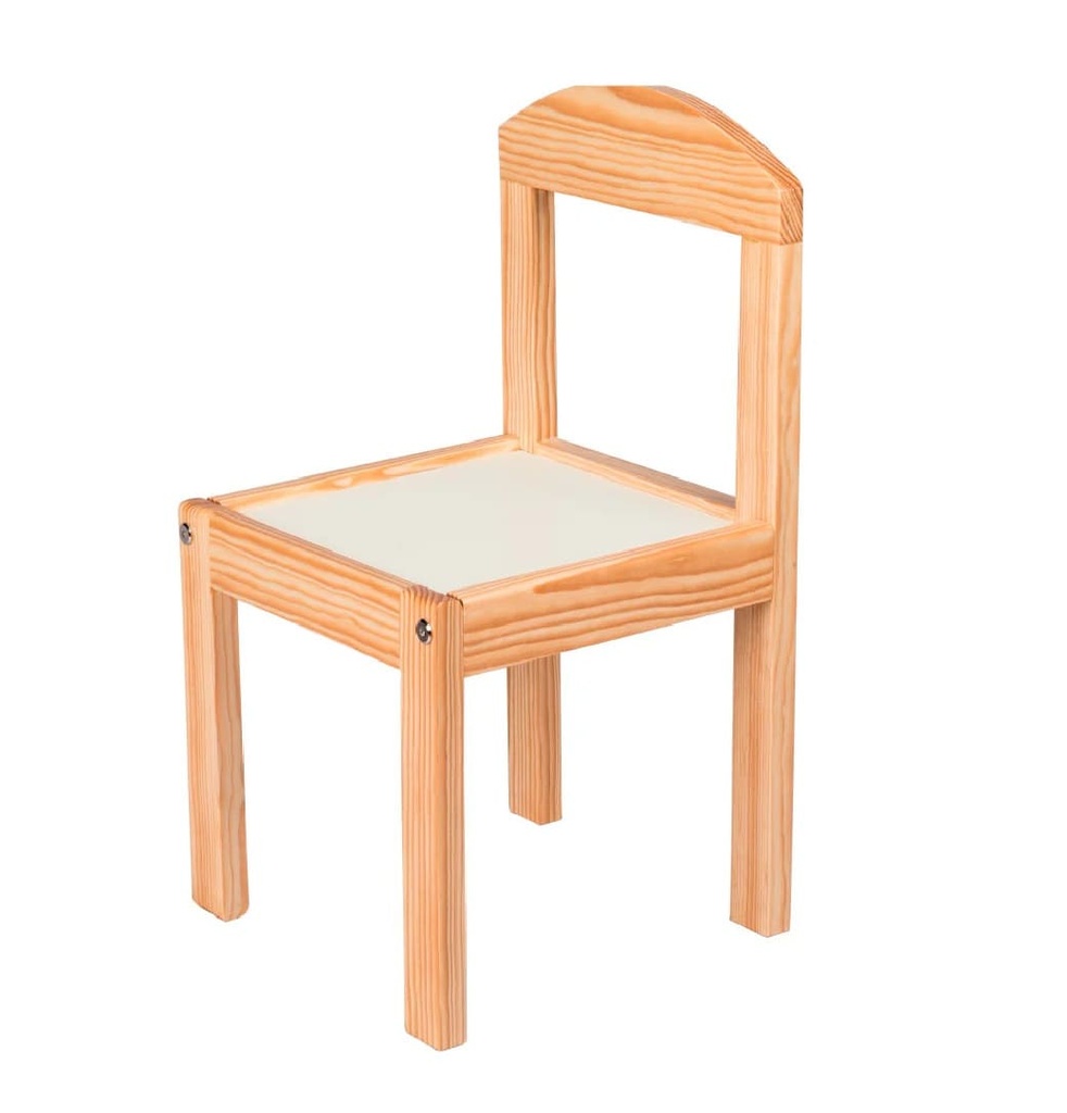 SILLA EDUCATIVA MONTESSORI ARMABLE 20X20X29.5CM JU-8