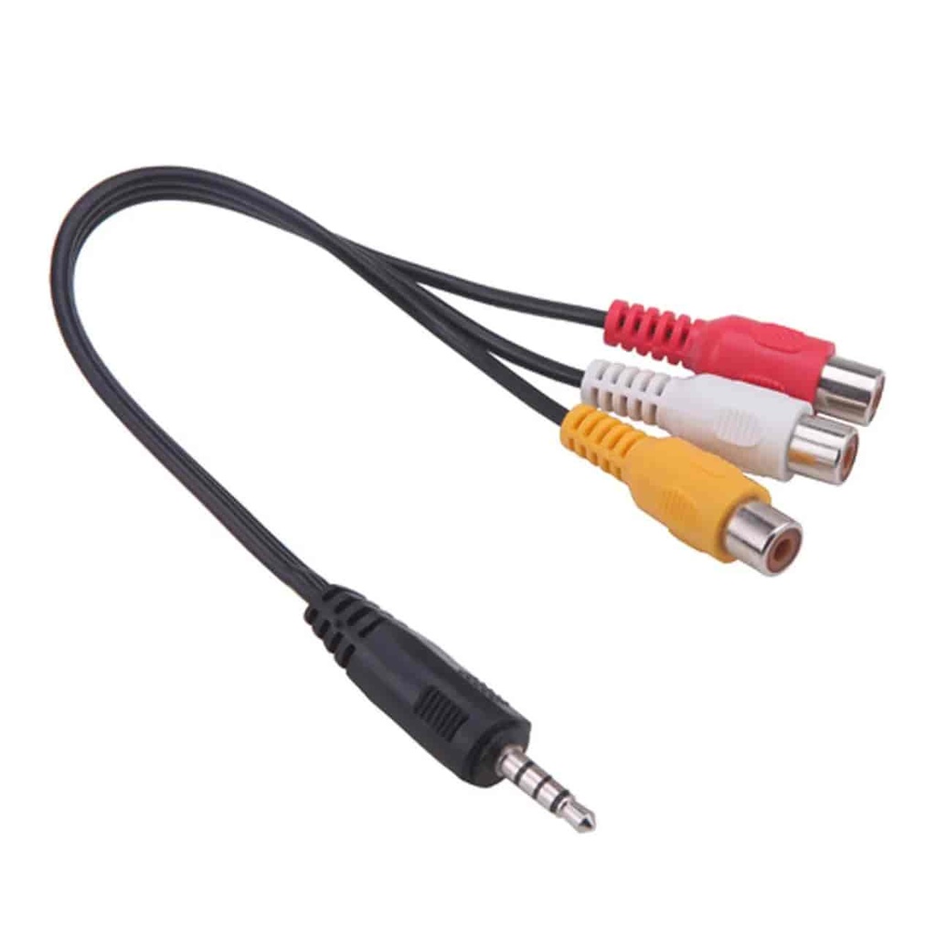 CABLE DE AUDIO/VIDEO 3RCA  A 3.5MM