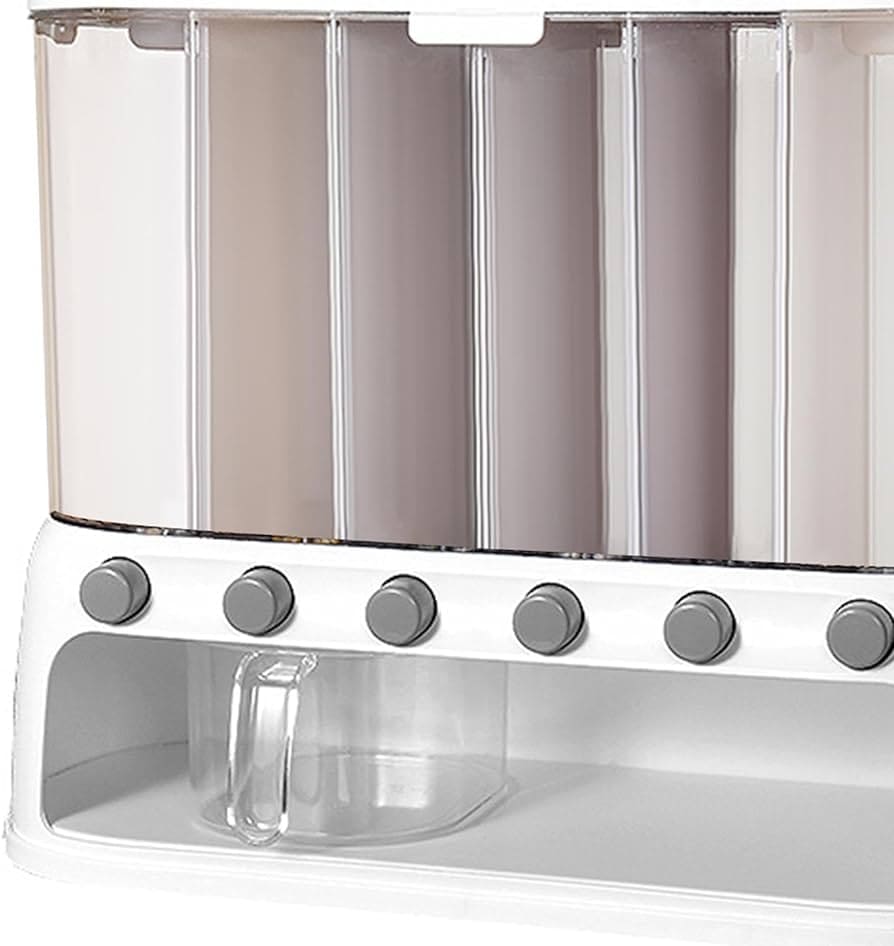 DISPENSADOR DE PLASTICO 6 COMPARTIMENTOS JC-2809
