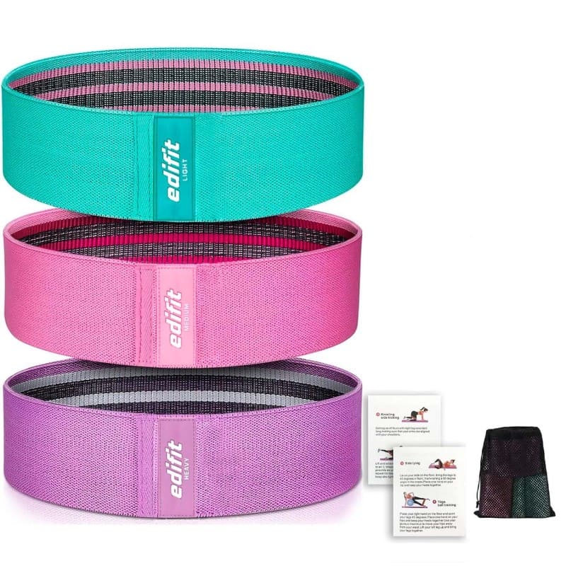 RESISTANCE BANDS ST140 BANDAS RESISTENCIA PACK DE 3 LIGHT-MEDIUM-HEA