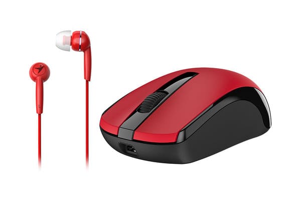 MOUSE /AUDIFONO GENIUS MH-8100 ROJO