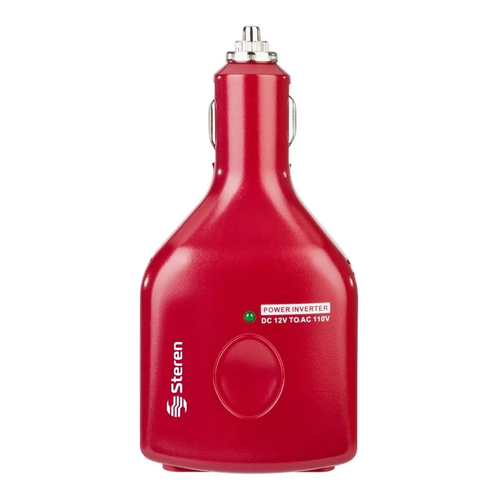 Inversor de voltaje automotriz steren 12vcd a 110v 75w inv-075