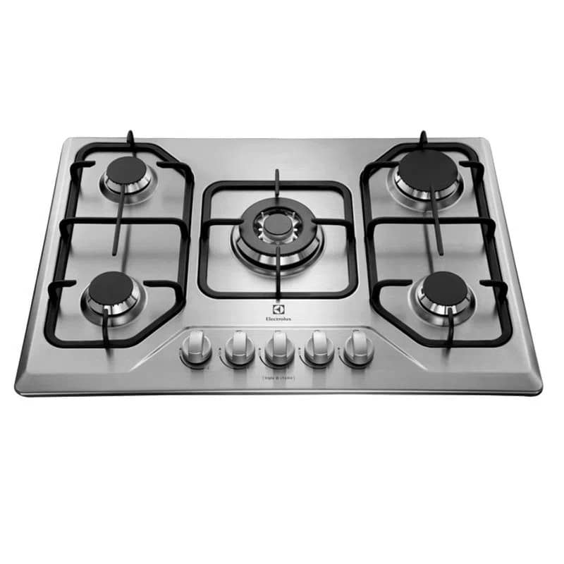 Encimera electrolux a gas 5 quemadores GT75X inox