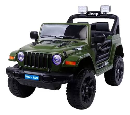 JUGUETE CARRO TIPO JEEP LOS PEQUES CON RADIO 2 MOTORES VERDE Y-MB663P