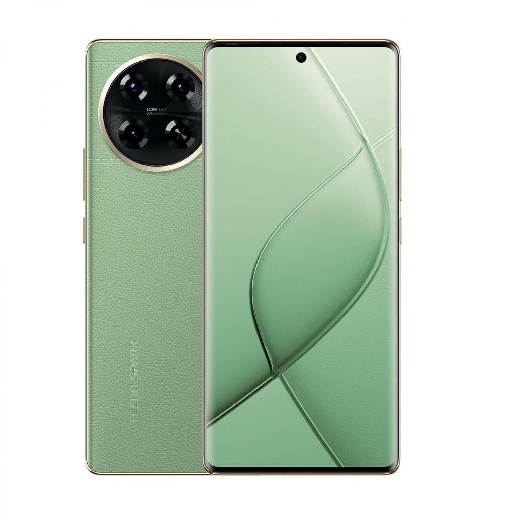 Telefono Tecno Spark 20 Pro+ (KJ7) DS 16gb(8gb+8gb Ram) +256gb Magic skin green