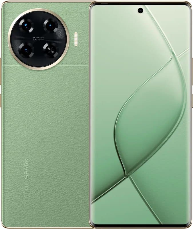 Telefono Tecno Spark 20 Pro+ (KJ7) DS 16gb(8gb+8gb Ram) +256gb Magic skin green