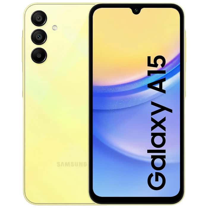 Telefono Samsung Galaxy A15 A155MZYG  tpa DS 6GB/128GB yellow