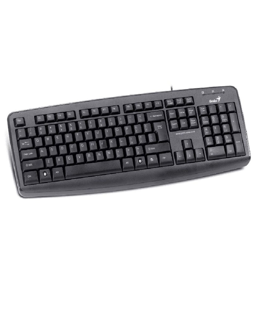 TECLADO GENIUS KB-110X PS2 RESISTENTE AL AGUA