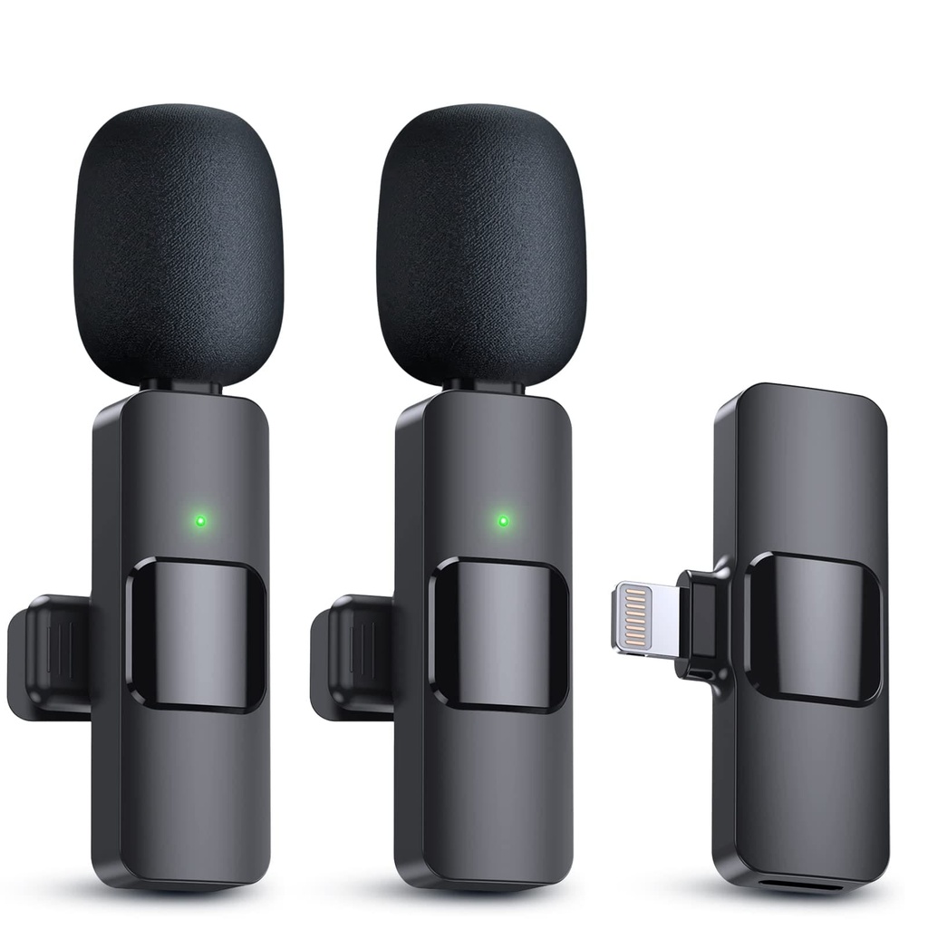 Microfono inalambrico QP-K9-2IP iph NEGRO
