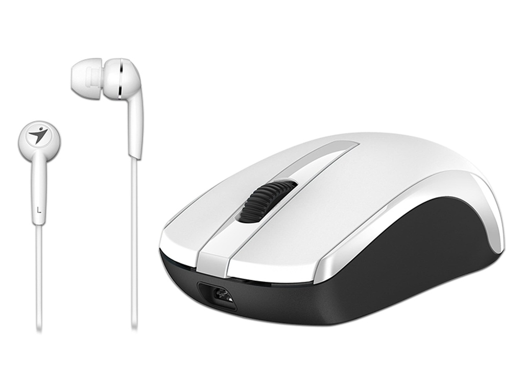 MOUSE /AUDIFONO GENIUS MH-8100 BLANCO