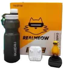 Promocion Realme Toamtodo Audifono Soporte Realmeow
