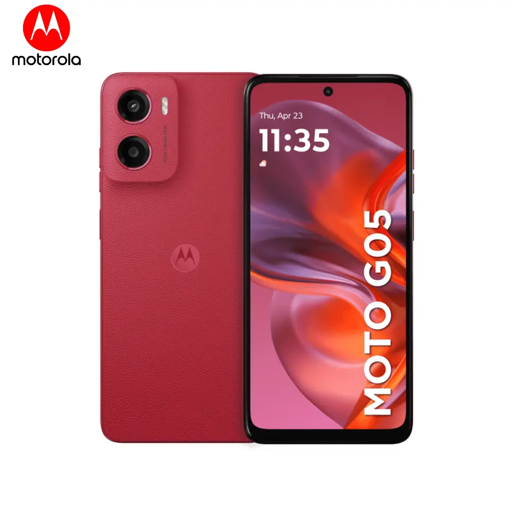 Telefono Motorola Moto G05 (XT2523-2) DS 4gb+256gb SC rojo