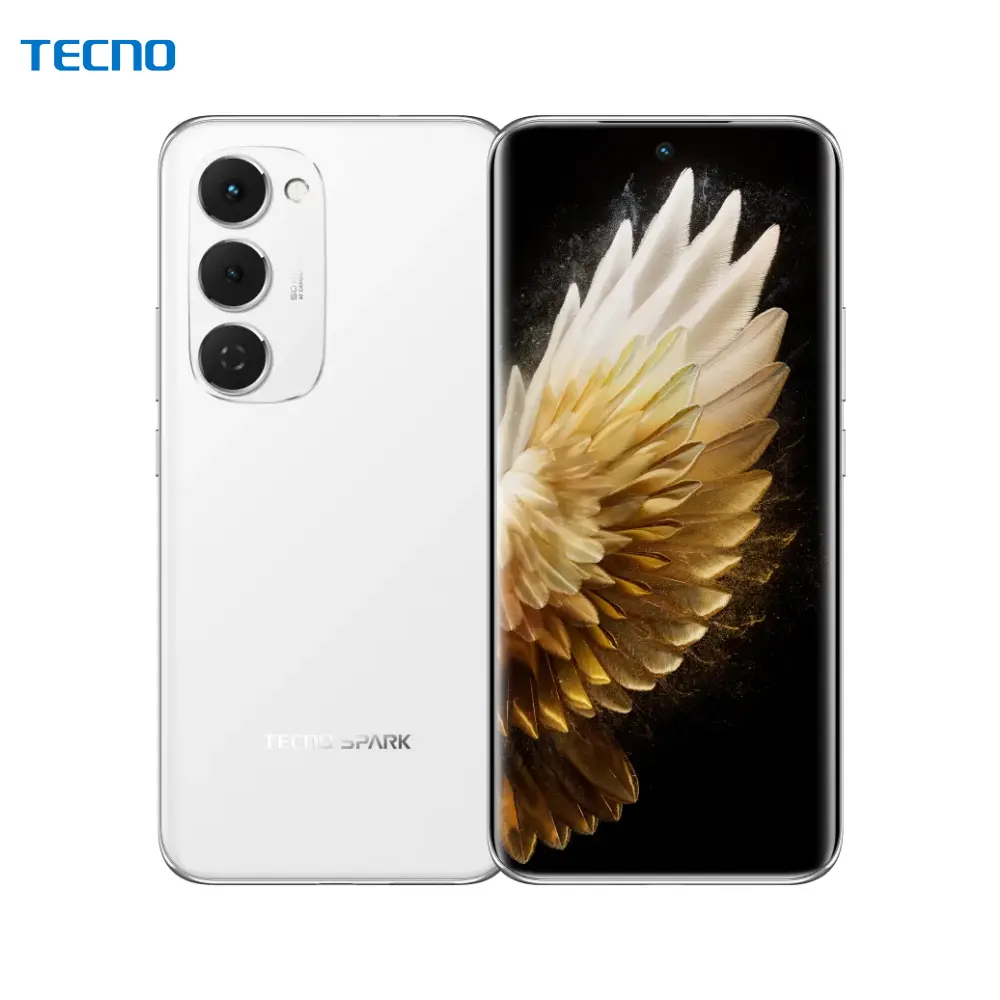 Telefono Tecno Spark 40 Pro+ KM7 ds 16gb (8+8gb) + 256gb Aurora White