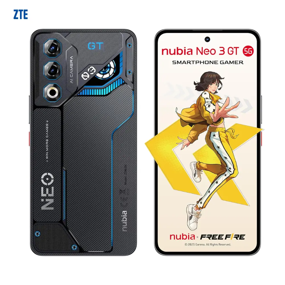 Telefono Zte Nubia Neo 3 GT  5G Z2465n 20gb (8+12gb) 256gb  Gris + Gamepad