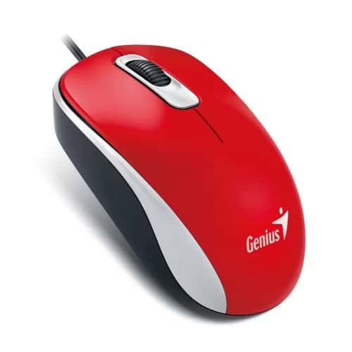 MOUSE GENIUS DX-110 G5 USB ROJO.