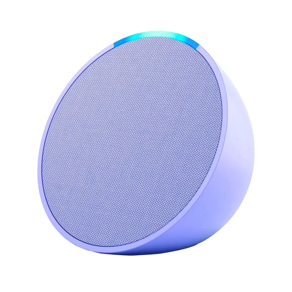Parlante smart con alexa echo pop (1st GEN) lavender bloom