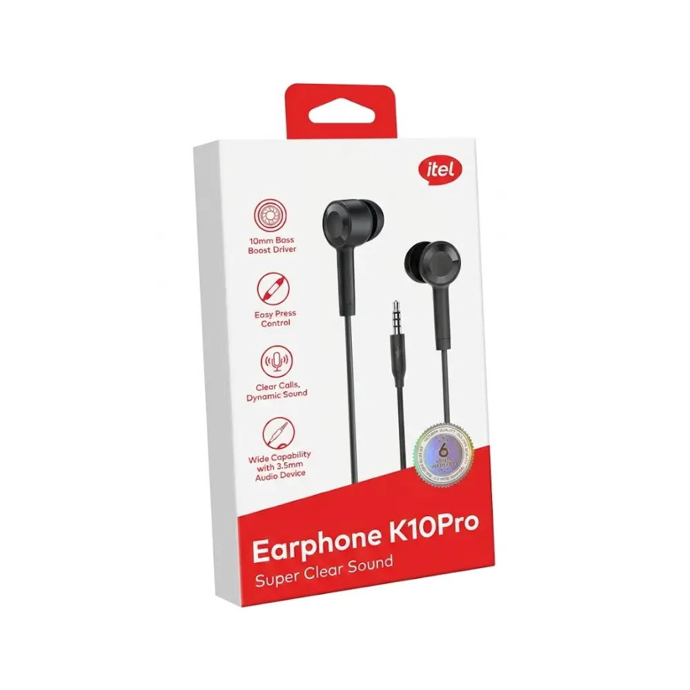 Earphone Itel Iep-26 Negro