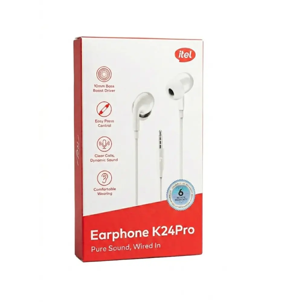 Earphone Itel iep-24 Pro Blanco