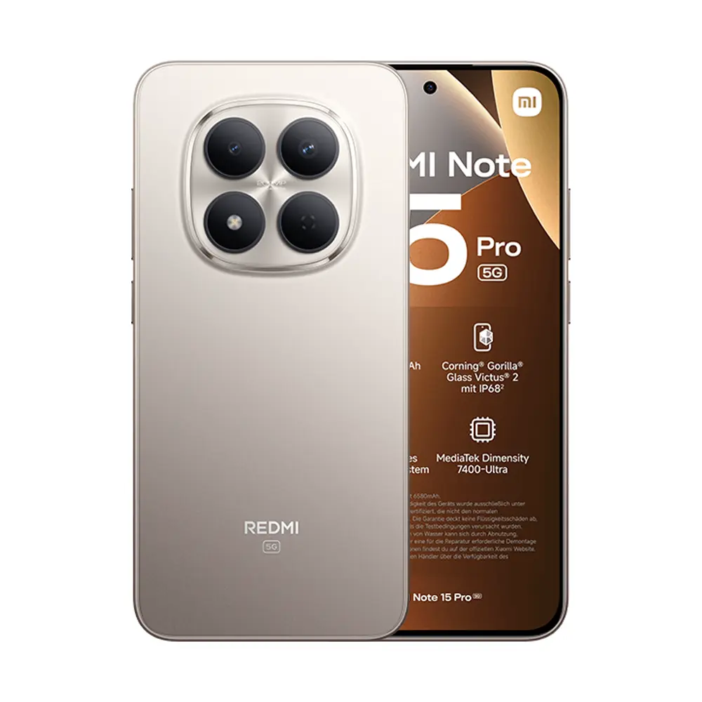 Telefono Xiaomi Redmi Note 15 pro 5g 25080RABDG DS 8gb+256gb titanium gris