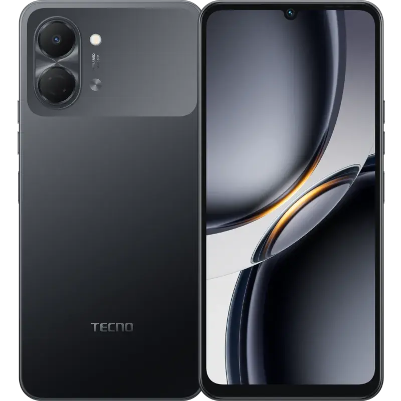 Telefono Tecno Spark Go3 Kn3 ds  (4gb+4gb) +128gb  negro