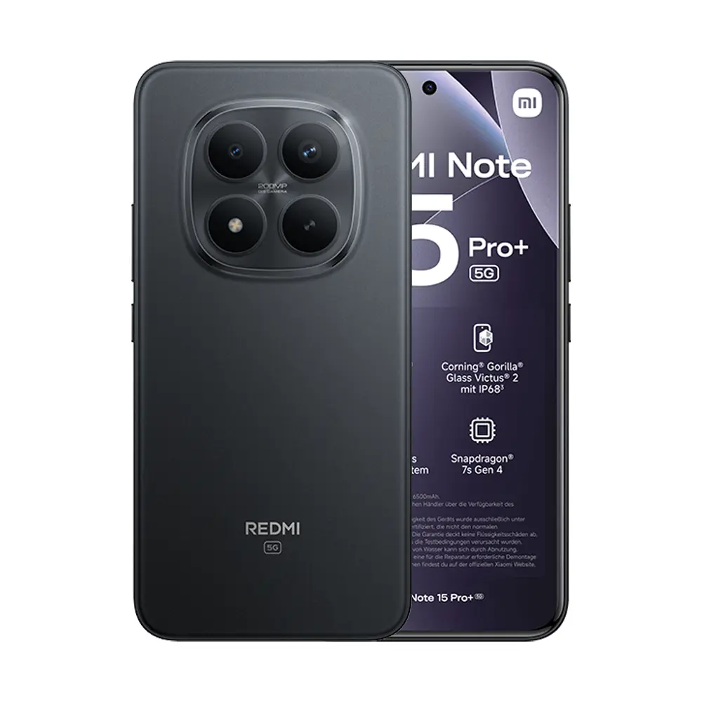 Telefono Xiaomi Redmi Note 15 Pro+ 5g 2510ERA8BG DS 8gb+256gb black