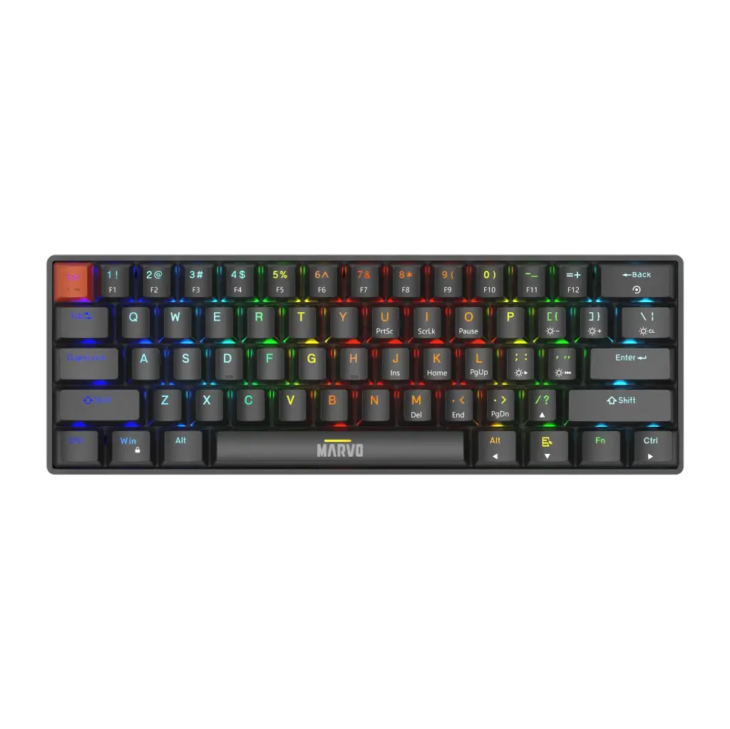 Teclado gamer marvo saber 61 KG933G SP wired