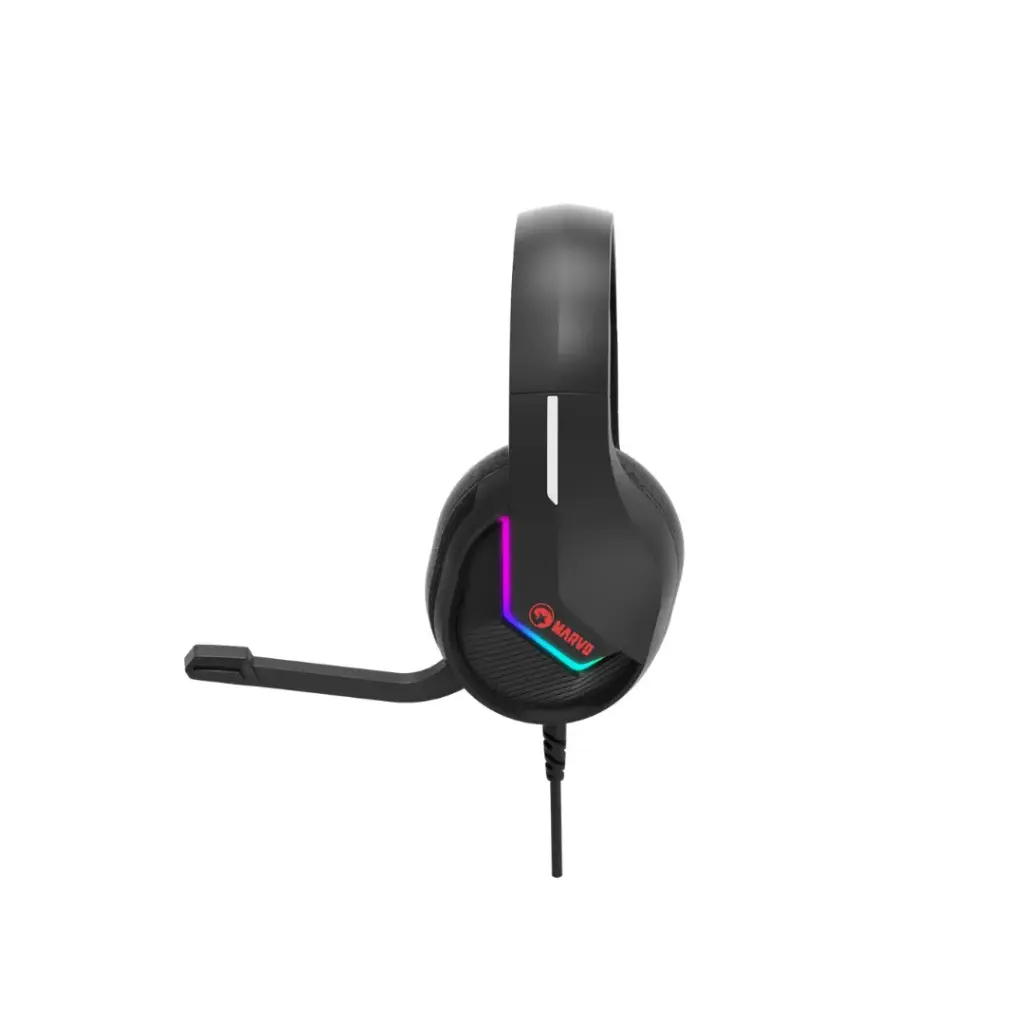 Audifonos gamer marvo tactic 40 H8618 negro