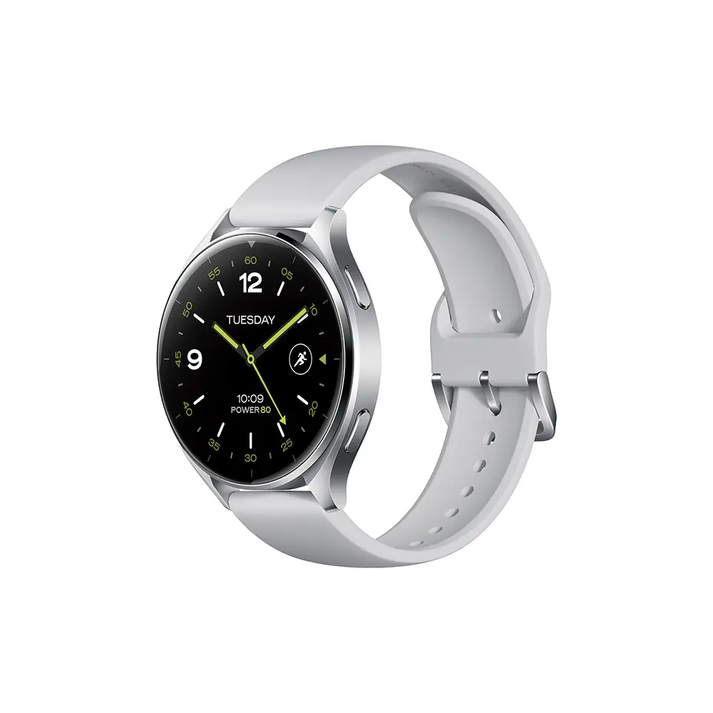 Xiaomi Watch 2 Silver Case With Gray TPU Strap