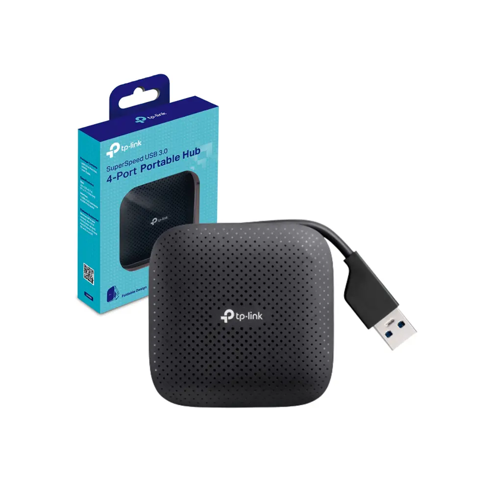 ADAPTADOR TP-LINK USB 3.0 HUB DE 4 PUERTOS PORTATIL UH400