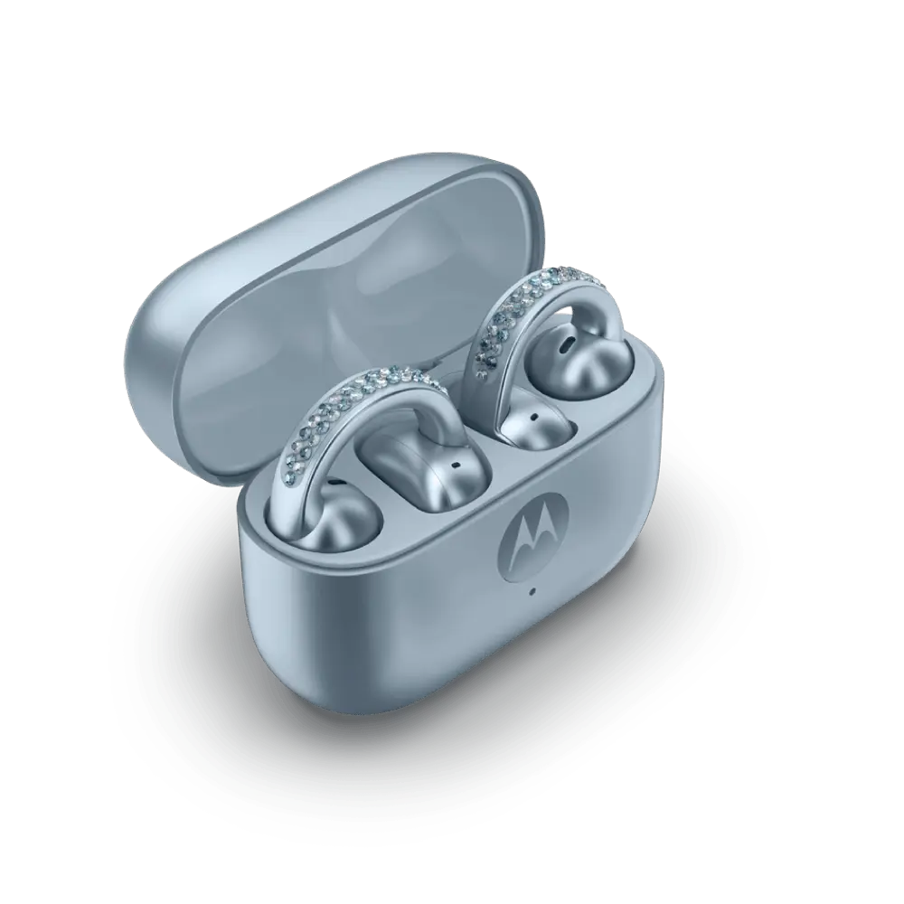 Motorola Moto buds loop swarovski XT2545-1 IM celeste