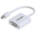 Convertidor manhattan mini displayport a vga 1080p blanco 151382