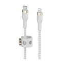 L_ Cable Boost Charger Pro Flex Belkin Usb-C with Lightning connector magnetic Blanco