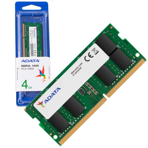 [014007016ADT4GBDDR3L] MEMORIA ADATA PC DDR3L 4GB 1600 PC3L 12800