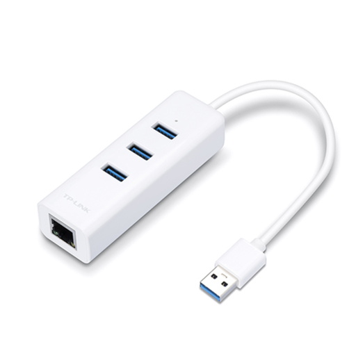 [UE330(UN)] Adaptador  TP-LINK USB 2en1 con Hub de 3 Puertos USB 3.0 Ethernet Gigabit UE330(UN)