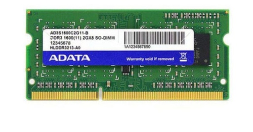 [014007016ADT2GB] MEMORIA ADATA PC DDR3 2GB 1333MHZ