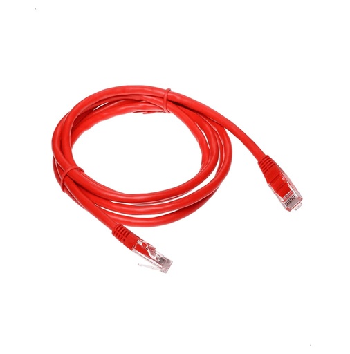 [013007008VANCAT5E803MROJ] CABLE PATCH CORD VANTEC CAT5E M8 3MT ROJO