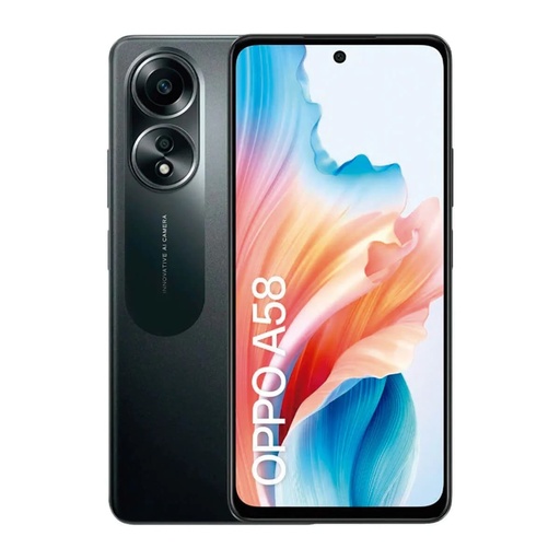 [008003002OPPCPH2577NEG] Telefono oppo A58 cph2577 6gb+128gb glowing negro