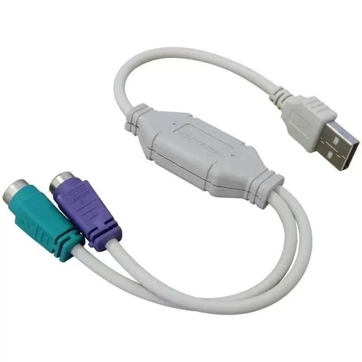 [013007028VANCS381NEG] CABLE CONECTOR DE USB A PS2 CS381 40CM