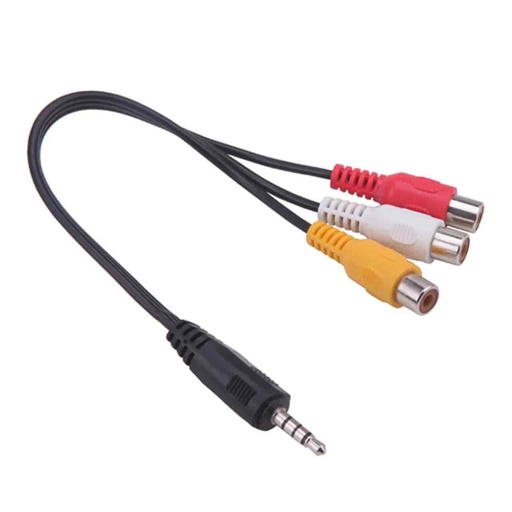 [013007002VAR3RCA3] CABLE DE AUDIO/VIDEO 3RCA  A 3.5MM