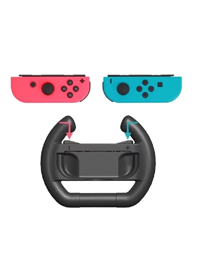 [018001DOBWHEEL] SOPORTE SW VOLANTE NINTENDO SWITCH X2 DOBE CONTROLLER DIRECT TNS-852