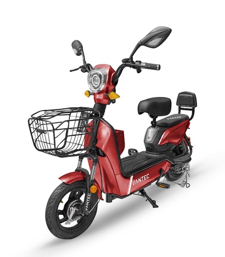 [053001001VANST15ROJ] MOTOCICLETA ELECTRICA VANTEC ECORIDE ST-15 ROJO 500w