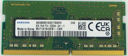 [014007015SAMDDR48GB] Memoria SAMSUNG NT 8GB PC4 3200AA M471A1K43EB1