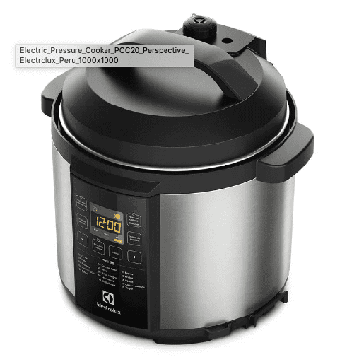 [PCC20] Olla A Presión Electrolux Cusine 6L Con Panel Digital gris