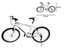 Bicicleta BMX West Blanca Ref:G7-26/YS721-1 26" COD:272487