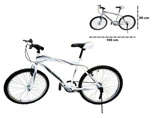 [045001002BMXG7-26/YS72126"] Bicicleta BMX West Blanca Ref:G7-26/YS721-1 26" COD:272487